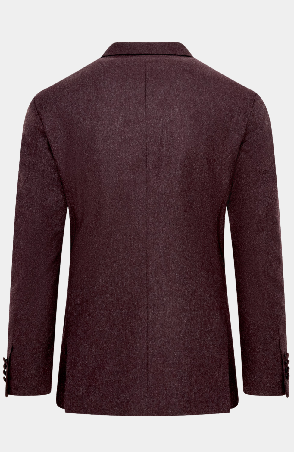 INISHEER BURGUNDY DOUBLE BREASTED TWEED JACKET
