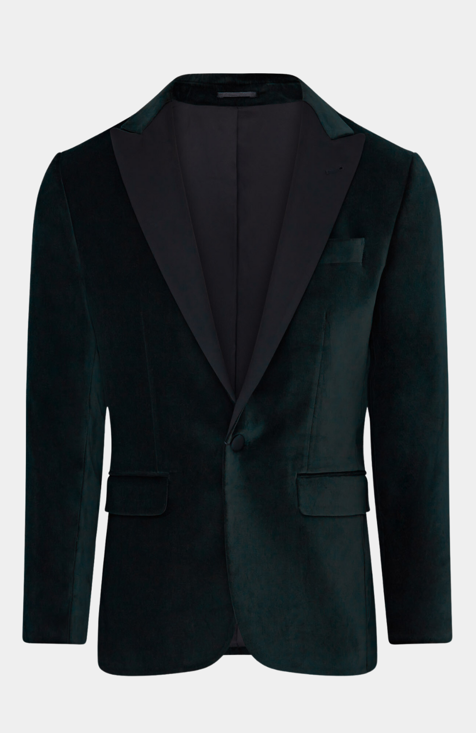 GREEN VELVET TUXEDO JACKET