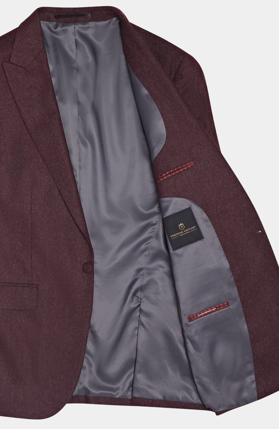 INISHEER BURGUNDY TWEED JACKET - HIRE