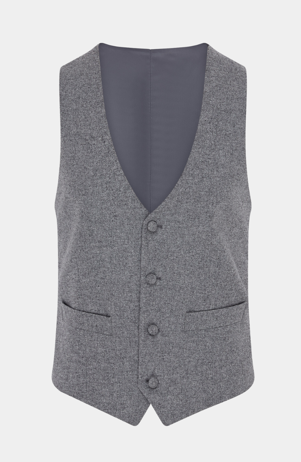 GIBRALTAR GREY TWEED WAISTCOAT