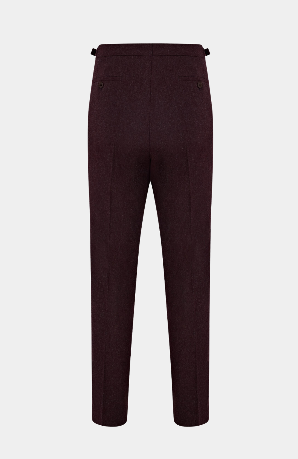 INISHEER BURGUNDY TWEED TROUSER