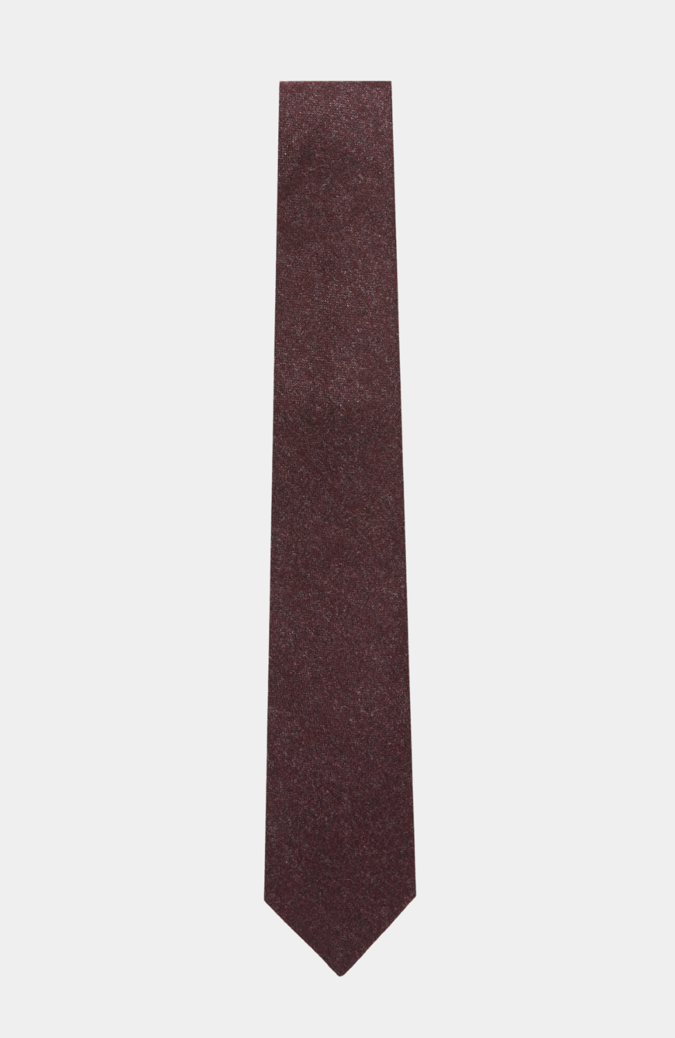 INISHEER BURGUNDY TWEED TIE