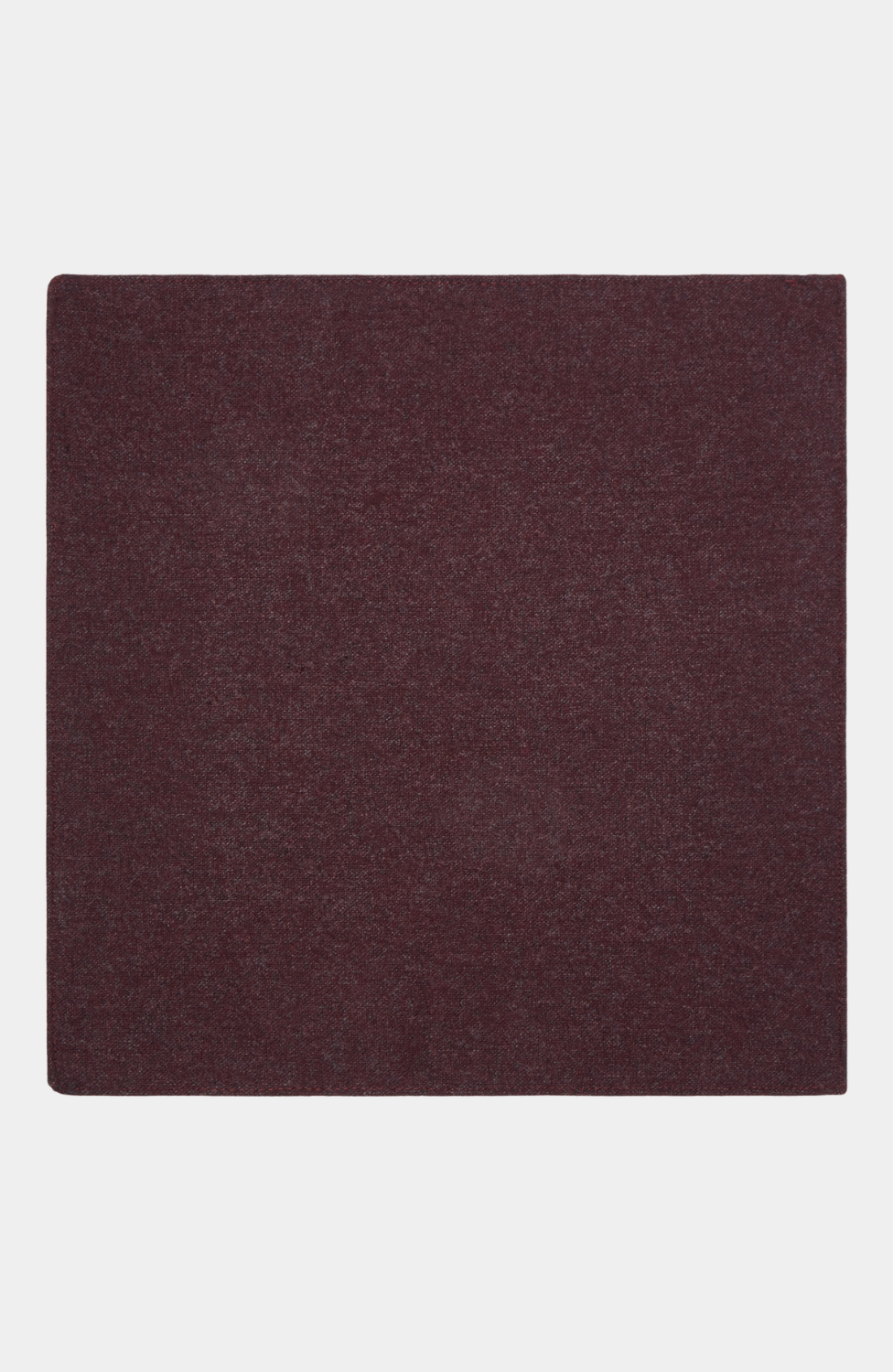 INISHEER BURGUNDY TWEED POCKET SQUARE - HIRE