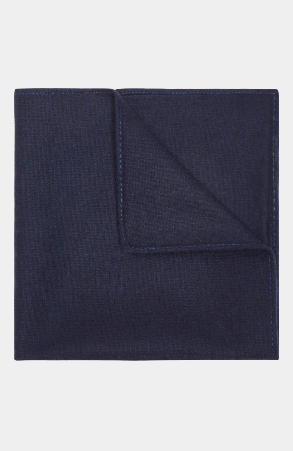 COPELAND NAVY TWEED POCKET SQUARE