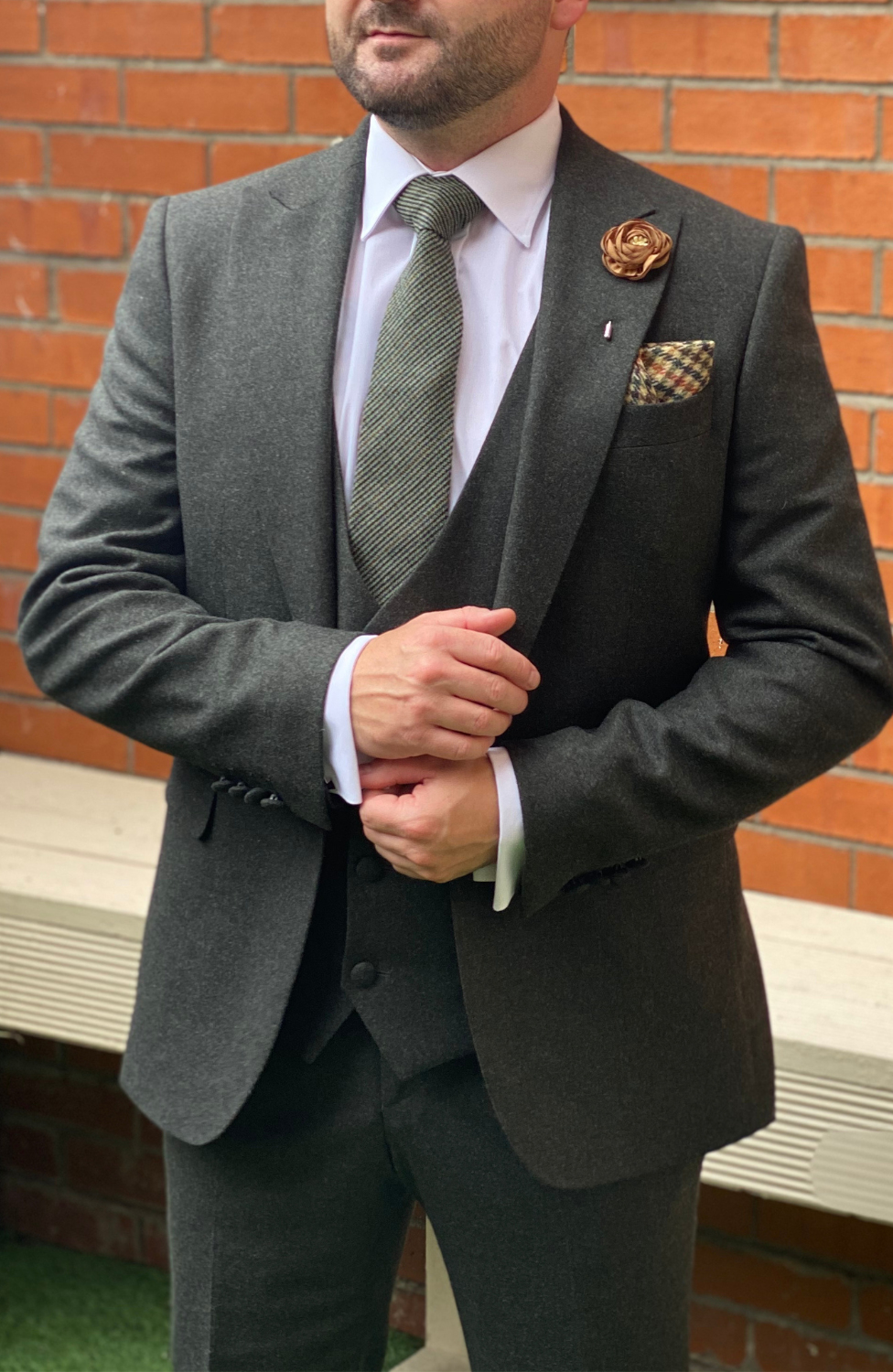 BARRA GREEN TWEED JACKET - HIRE