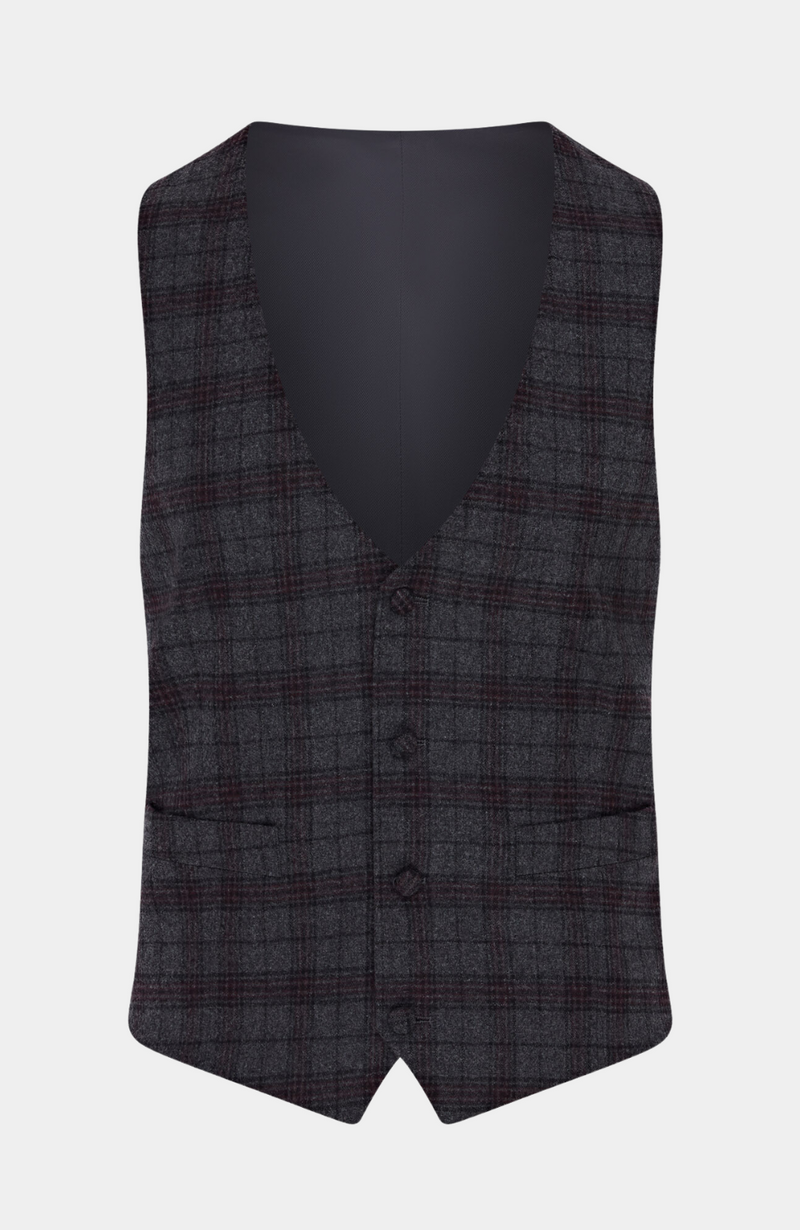 INISHEER CHECK WAISTCOAT - HIRE: £25.00
