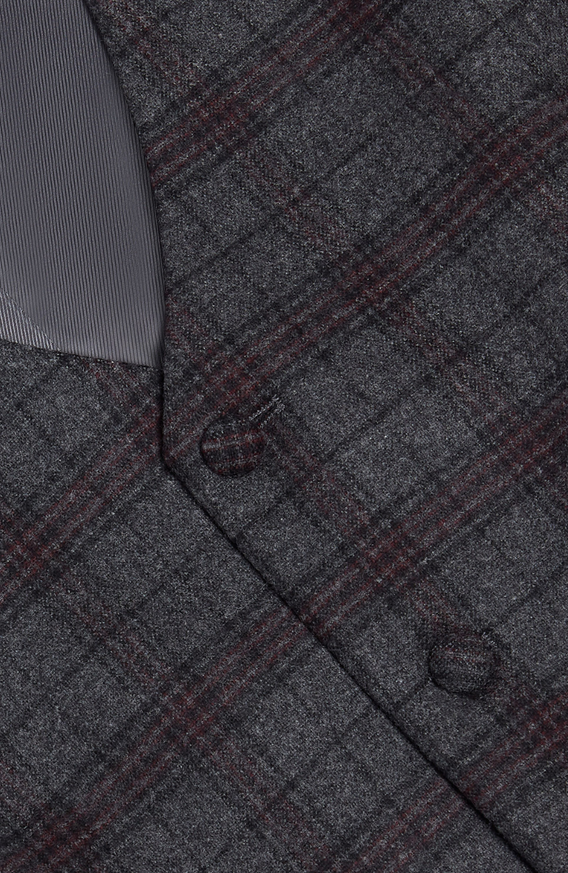 INISHEER CHECK WAISTCOAT - HIRE: £25.00